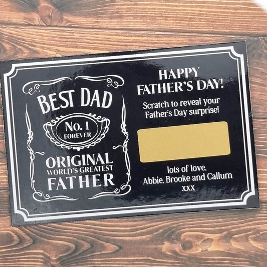 Father's Day Scratch Card